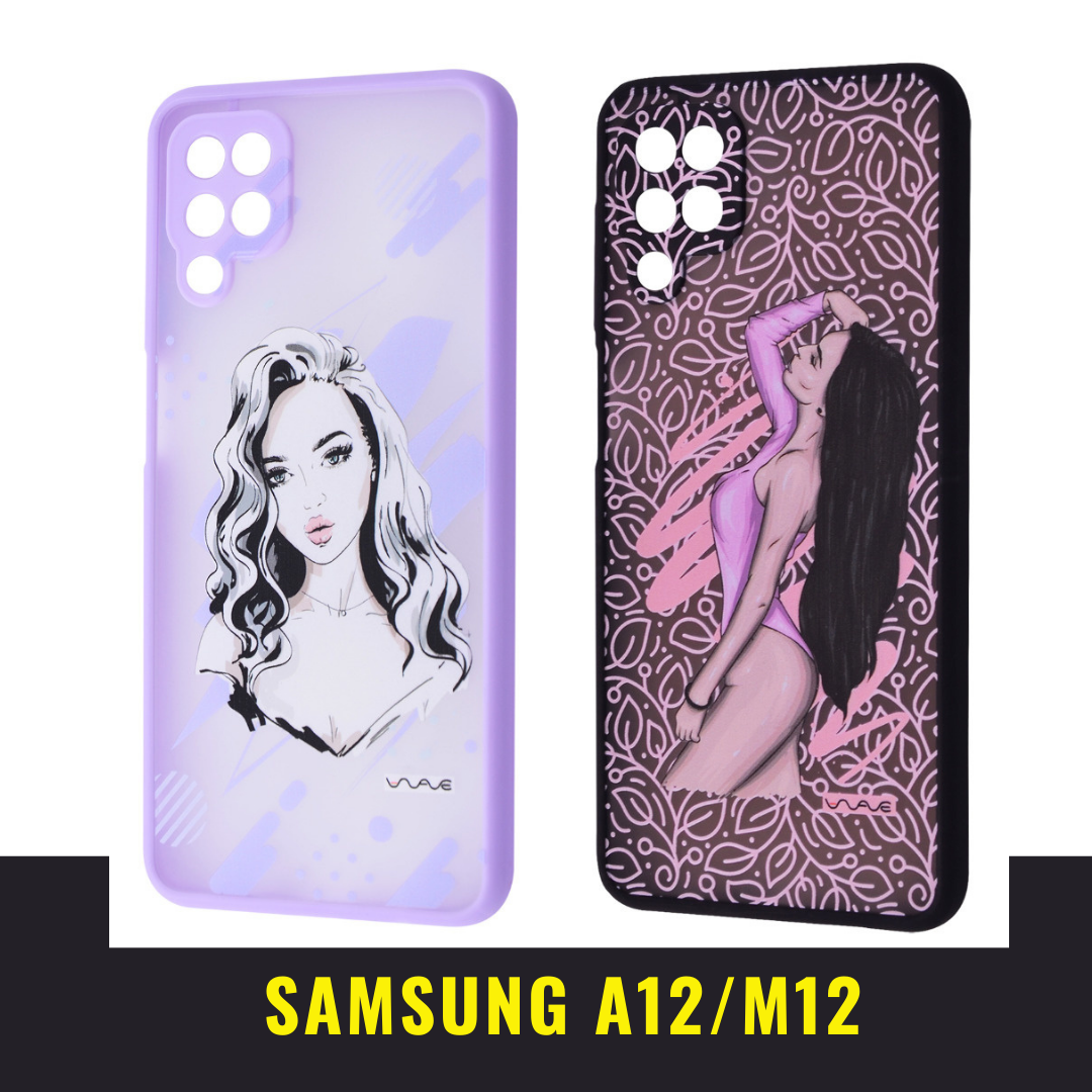 WAVE Cartoon Case (PC+TPU) Samsung Galaxy A12/M12